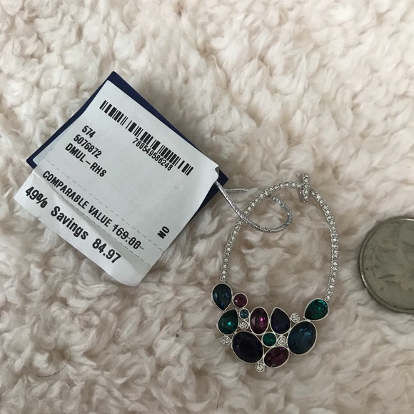 Swarovski silver crystal necklace pendant - Picture 4 of 4